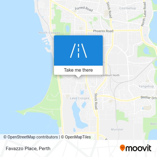 Favazzo Place map