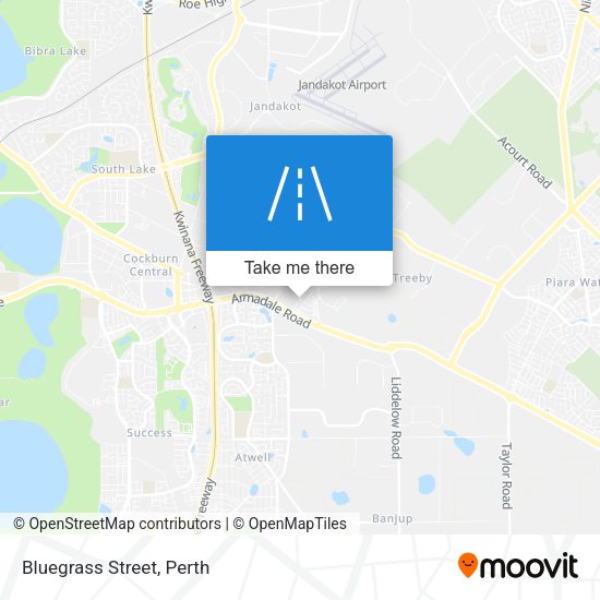 Bluegrass Street map