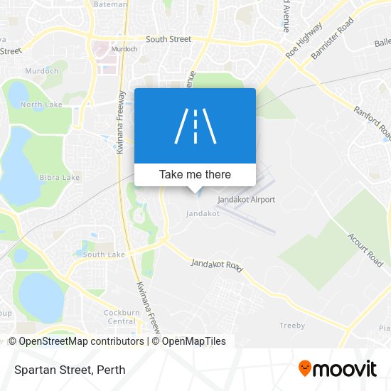 Spartan Street map
