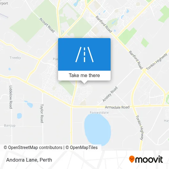 Mapa Andorra Lane