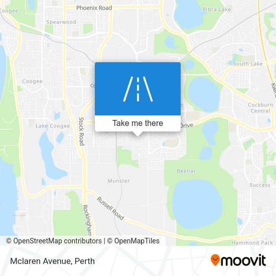 Mclaren Avenue map