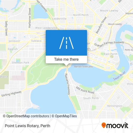 Mapa Point Lewis Rotary