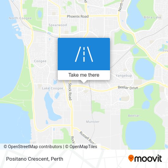 Positano Crescent map