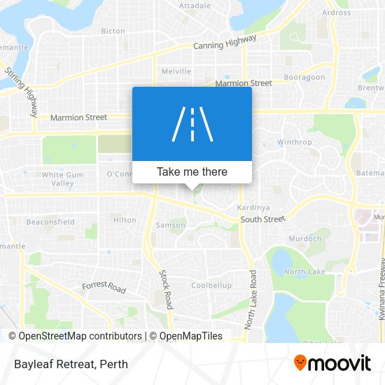 Bayleaf Retreat map