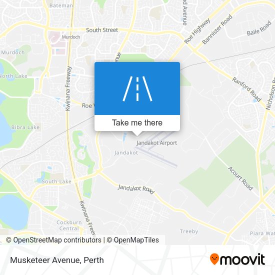 Musketeer Avenue map