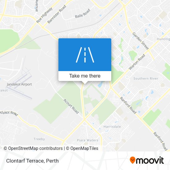 Clontarf Terrace map