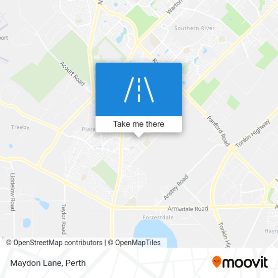 Maydon Lane map