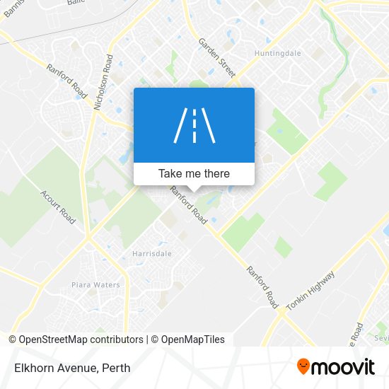 Elkhorn Avenue map