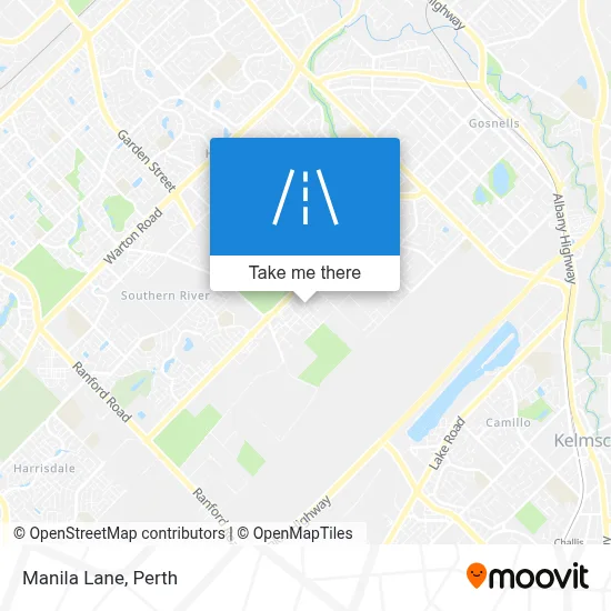 Mapa Manila Lane