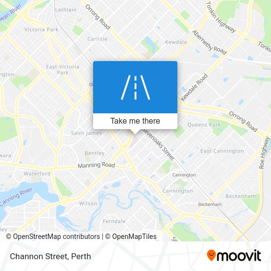 Channon Street map