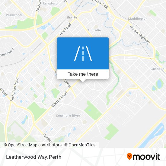 Leatherwood Way map