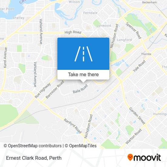 Ernest Clark Road map