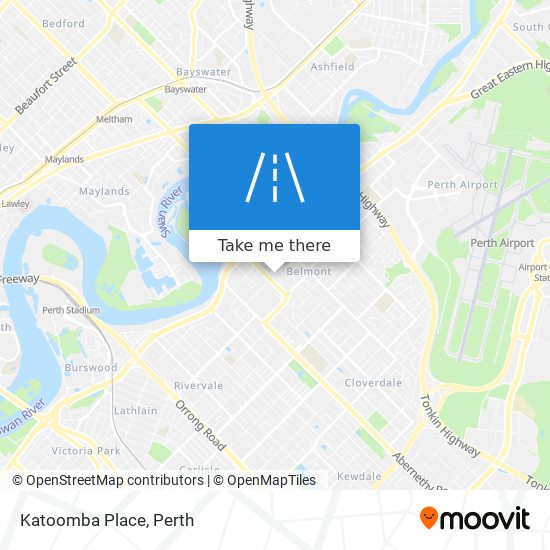 Mapa Katoomba Place