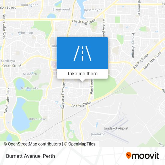 Burnett Avenue map