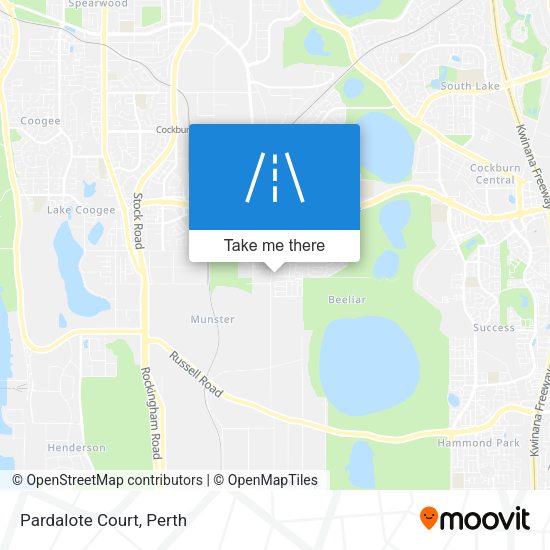 Pardalote Court map