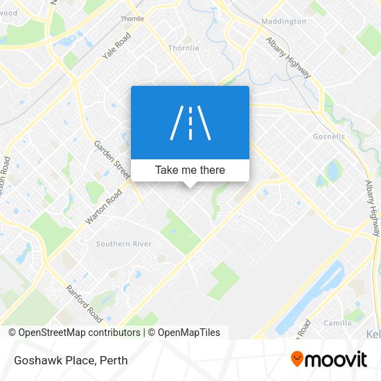Goshawk Place map