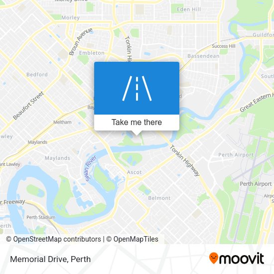 Memorial Drive map