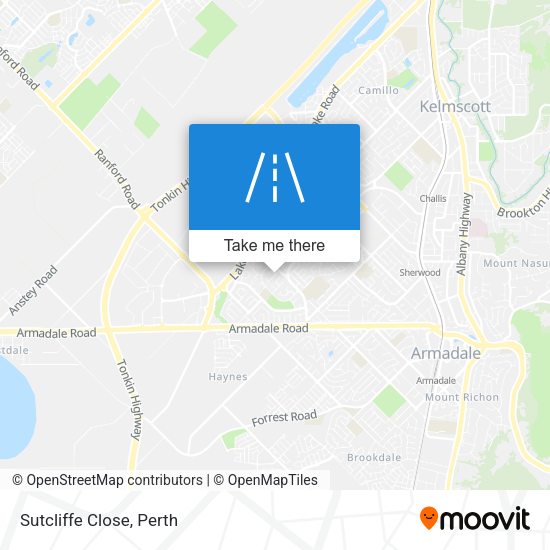 Sutcliffe Close map
