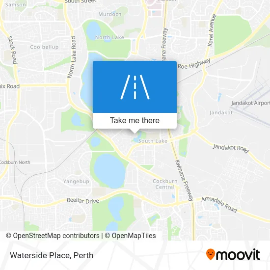 Mapa Waterside Place