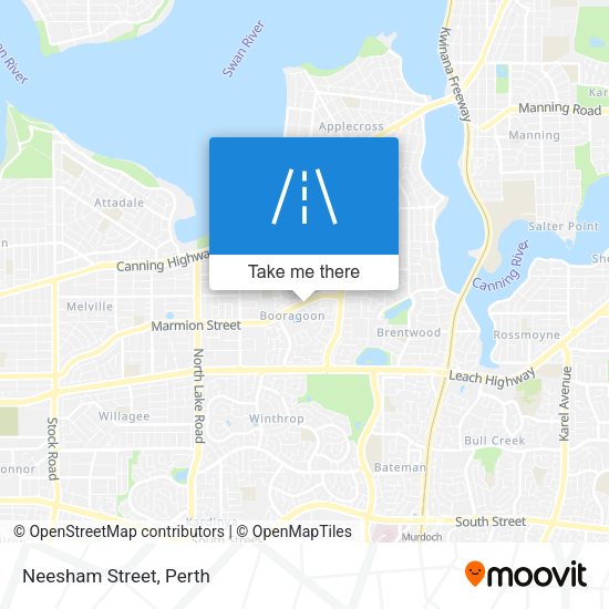 Neesham Street map