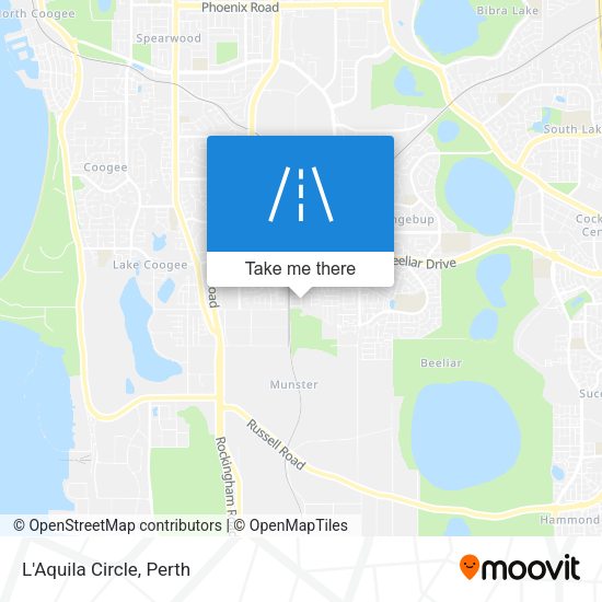 L'Aquila Circle map