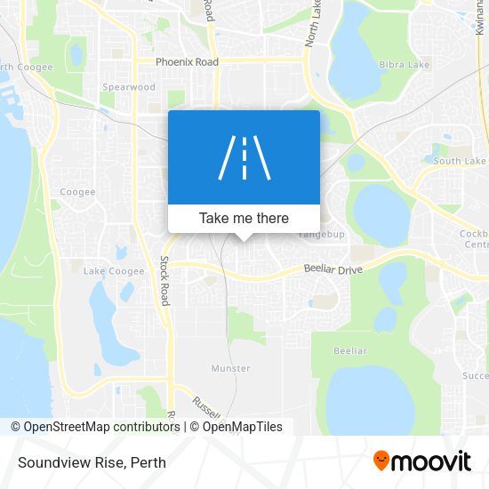 Soundview Rise map