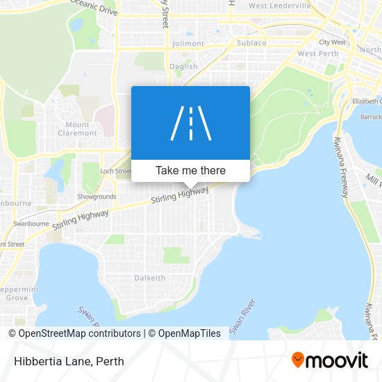 Hibbertia Lane map