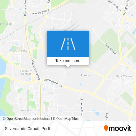 Silversands Circuit map