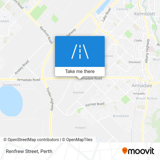Renfrew Street map