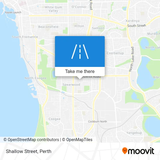 Mapa Shallow Street