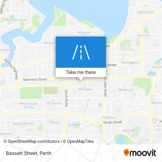 Bassett Street map