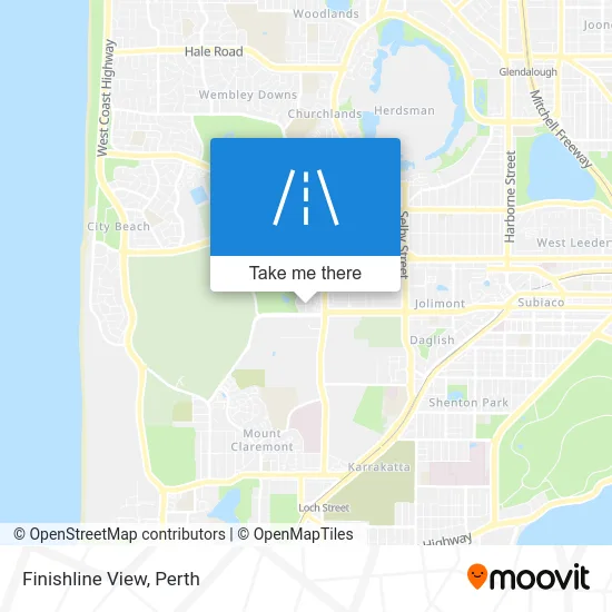 Mapa Finishline View