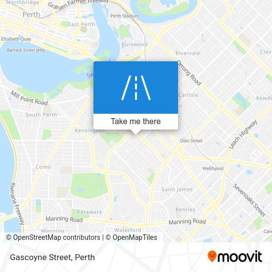 Gascoyne Street map