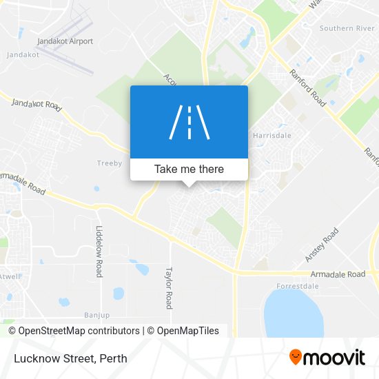 Lucknow Street map