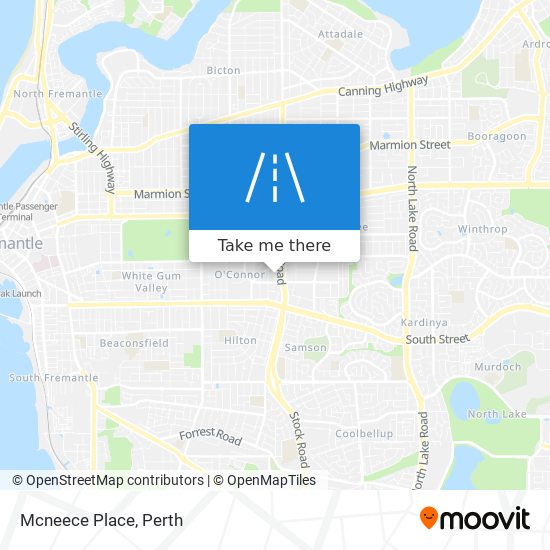 Mcneece Place map