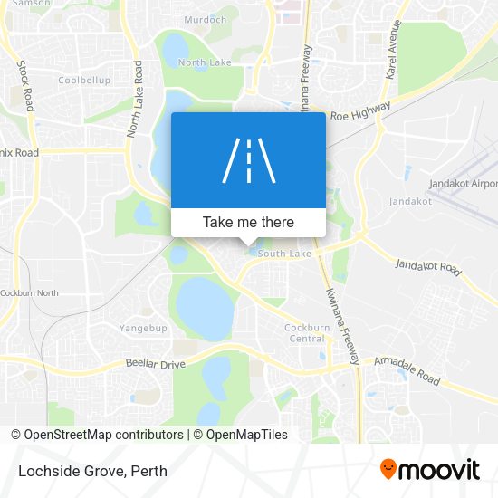 Lochside Grove map