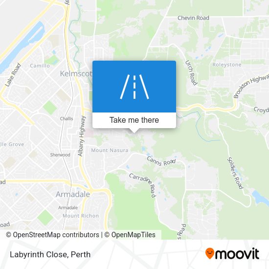Labyrinth Close map