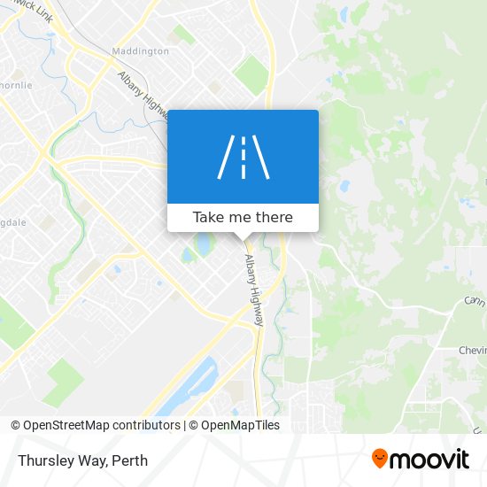 Thursley Way map