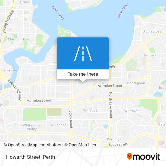 Howarth Street map