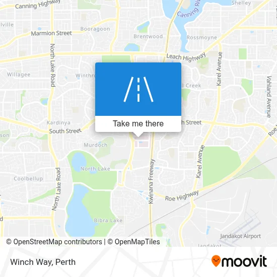 Mapa Winch Way