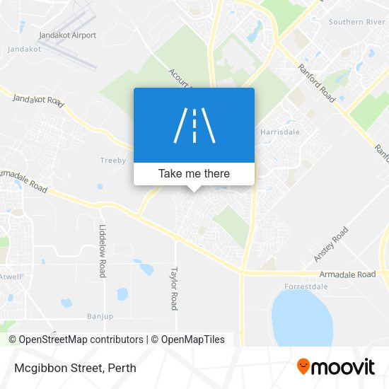 Mcgibbon Street map