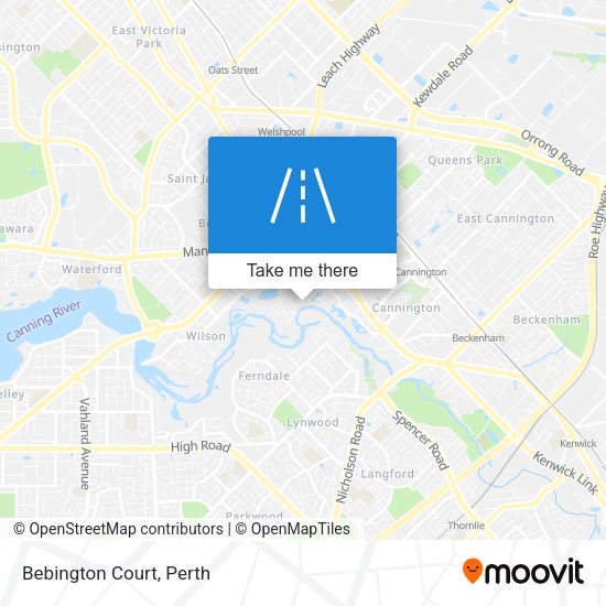 Bebington Court map