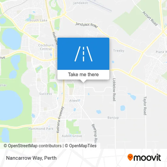 Mapa Nancarrow Way
