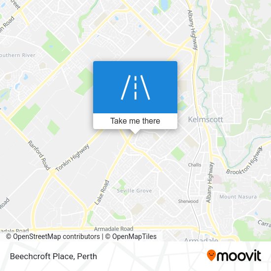 Beechcroft Place map
