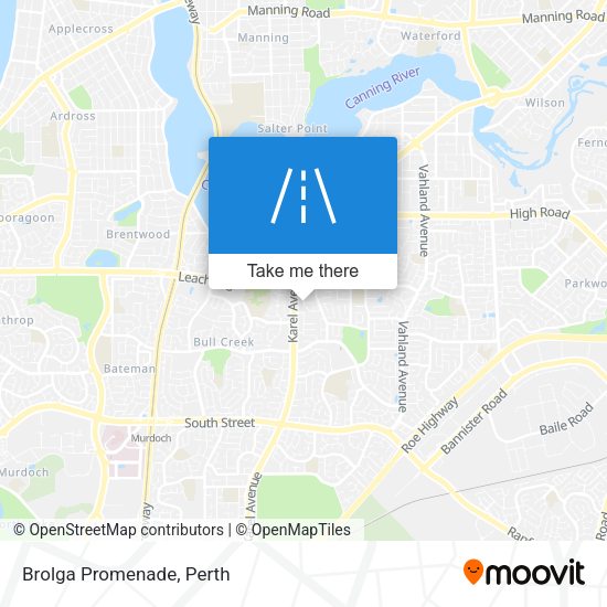 Brolga Promenade map