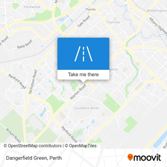 Dangerfield Green map