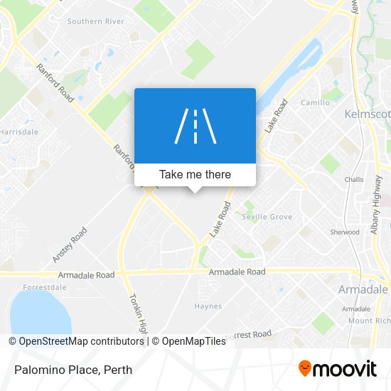 Palomino Place map