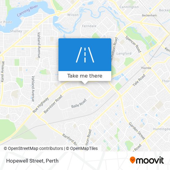 Hopewell Street map