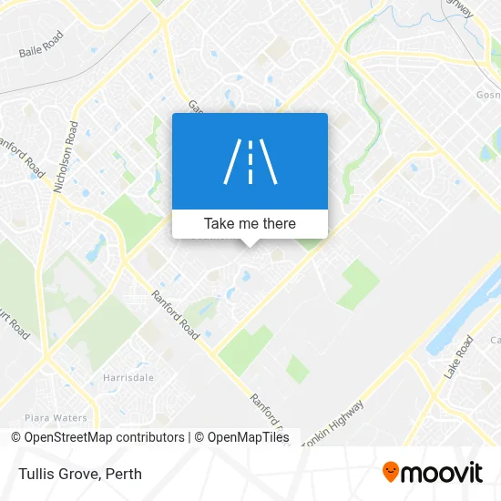 Mapa Tullis Grove