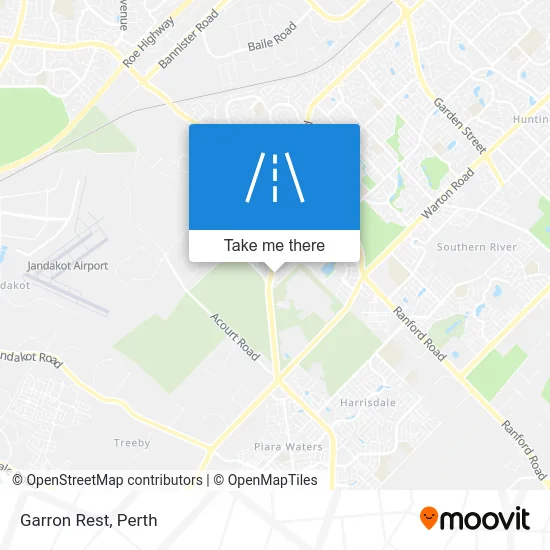 Mapa Garron Rest